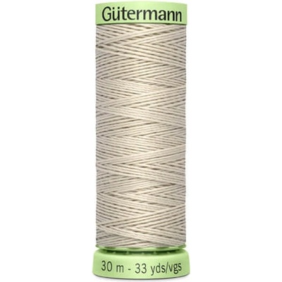 Nit PES Gütermann JEANS - extra silná 30 (30m) barva 299 - šedá