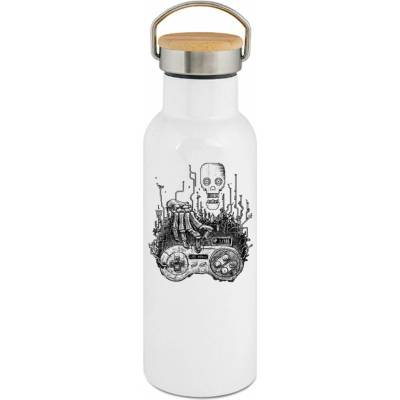 123TRIKO termoska Hra až do hrobu, černý tisk 500 ml