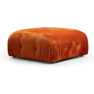 Hanah Home Taburet Bubble 95 cm zamat oranžový
