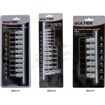 Image 1 of BOLTER Вложки с накрайник комплект 3/8 10 бр. Bolter XG53115 (XG53115)