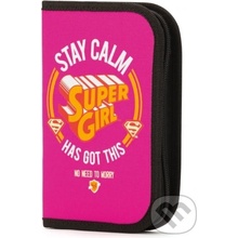 Supergirl/STAY CALM - Školní penál