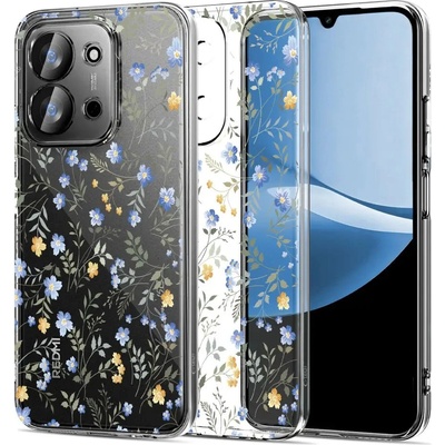 Tech-Protect Кейс Tech-Protect FlexAir за Xiaomi Redmi 15C 173mm / Poco 85C 173mm - Маргаритки с листа (5906302333523)