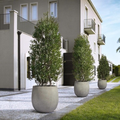 D-lite vajíčko L Natural Concrete 55x55 cm