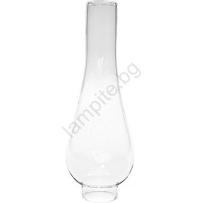 Floriánova huť Резервно стъкло за керосинова лампа ludmila, tereza, Ø 38 см, прозрачно (nsfl0014)