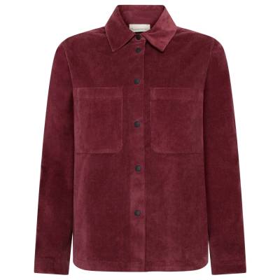 Дамска блуза KnowledgeCotton Apparel Women's 14 Wales Corduroy Blouse - Fig (133-1340-0314)