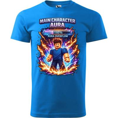 Detské tričko Roblox Main Character Aura Overflow