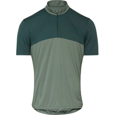 Vaude Мъжка фланелка с къс ръкав за колоездене Vaude Matera Half Zip Tricot Cycling jersey - Deep Pond - размер XL (056-2858-0714)