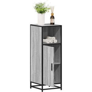 vidaXL Шкаф за баня Grey Sonoma 35x37, 5x100 cm Инженерна дървесина (849242)