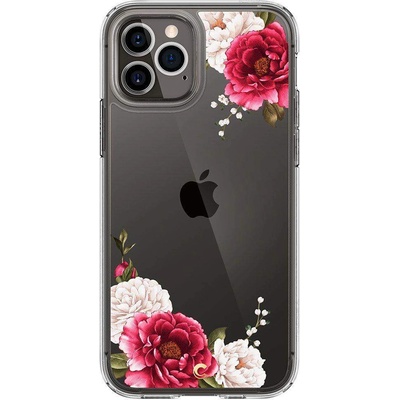Spigen Cyrill Cecile Case Red Floral - хибриден кейс с висока степен на защита за iPhone 12, iPhone 12 Pro (цветни мотиви)
