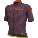 Alé GRAPHICS PRR GREEN ROAD plum-fluo orange pánsky