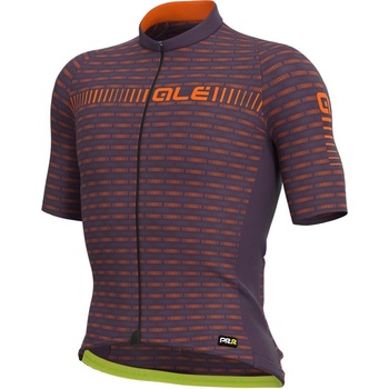 Alé GRAPHICS PRR GREEN ROAD plum-fluo orange pánsky