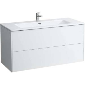 Laufen Pro S - Шкаф с умивалник, 120x61x50 см, 2 чекмеджета, матово бяло H8649632601041 (H8649632601041)