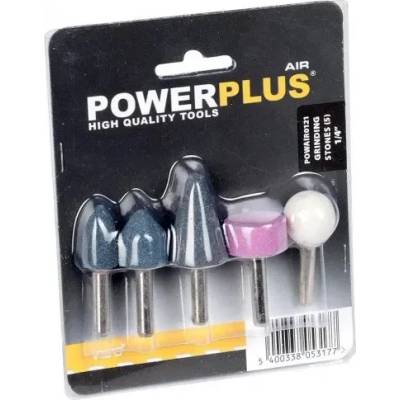 Power Plus Комплект шлифовъчни камъни power plus powair0121 / 5 броя (5400338053177)
