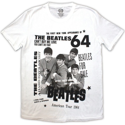 The Beatles 1964 White XL Риза (<![CDATA[BEATTEE620MW04]]>)