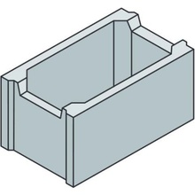 BEST-Ztracené bednění ZB 30 / 25 / 50 cm přírodní (pal. 40 ks)