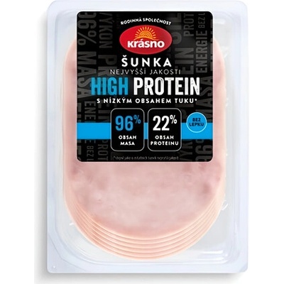 Krásno High protein šunka nejvyšší jakosti 100 g
