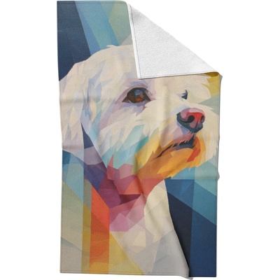 Takoy HT-00536 Rýchloschnúci uterák biely psík 50 x 90 cm