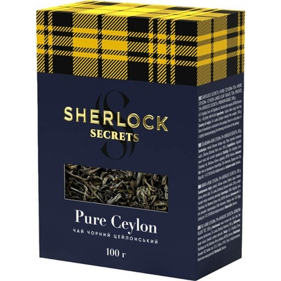 SHERLOCK Černý sypaný čaj Pure Ceylon 100 g