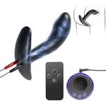 SuperLove E-Stim Prostate Anal Silicone Plug Set Black