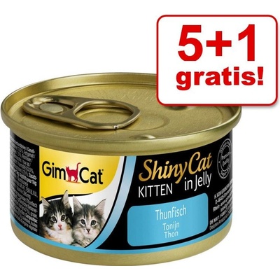 GimCat ShinyCat Jelly tuniak 6 x 70 g