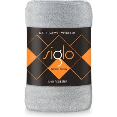 Faro deka mikroplyš super soft světle šedá 200x220