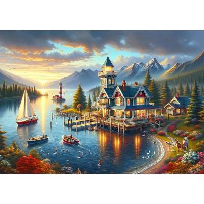 Art Puzzle - Puzzle A Dreamlike Evening - 1 000 piese