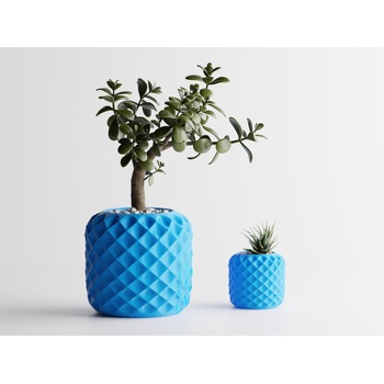 Кашпа Diamond син