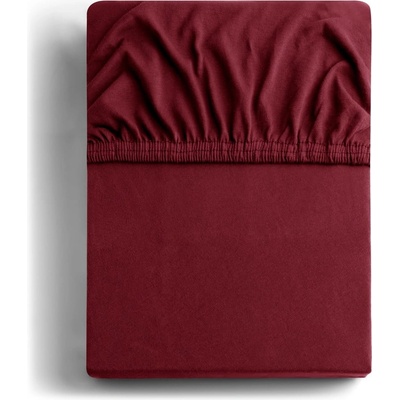 Restilo Еластичен чаршаф от джърси в цвят бордо 90x200 cm Amber - Restilo (120014512)