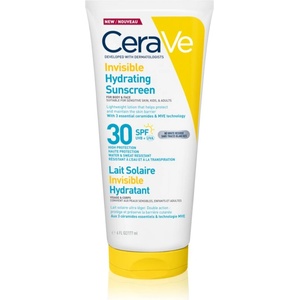 CeraVe Invisible Hydrating Sunscreen SPF 30 крем за тен за лице и тяло SPF 30 177ml