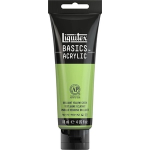 Liquitex Basic АКРИЛНА боя 840 Brilliant Yellow Green 118 ml 1 бр (72.1840)