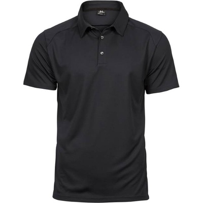 TEE JAYS tj7200 cooldry / Мъжка спортна поло тениска - черна s (18720000201)