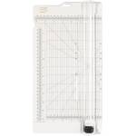 Vaessen Creative | Paper cutter and folding board 2in1 | Cutting machine paper | Cuts up to A3 paper size | Guillotine, scrapbook, lever cutter | 30.5 x 15 cm | White - 2207-108 (2207-108)