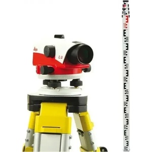 Leica Оптичен нивелир с тринога и лата LEICA R2M NA730Plus/ 30x (6010820)