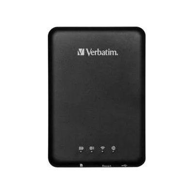 Verbatim Четец за SD карти Verbatim Media share, SD, SDHC или SDXC, USB, До 5 устройства, LED индикатор, Черен, office1_2045420014