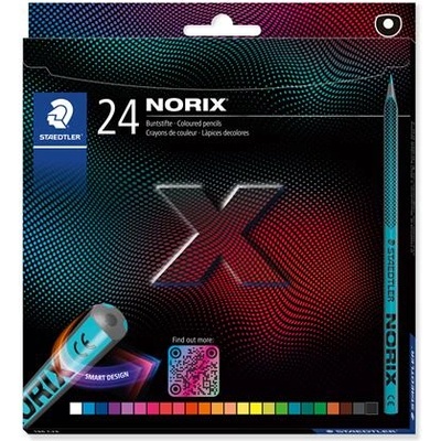 STAEDTLER Комплект цветни моливи, STAEDTLER "Norix 186", 24 различни цвята 186 C24 (186 C24)