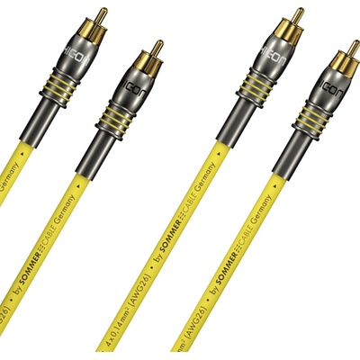 Sommer Cable HC Epilogue, Yellow, 0,50m, Pair