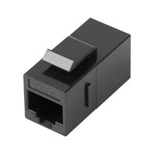 Lanberg Съединител Lanberg KSU6-3000, RJ45 Keystone, Cat6, UTP, черен (KSU6-3000)