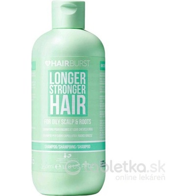 Hairburst Longer Stronger Hair Oily Scalp & Roots šampón 350 ml