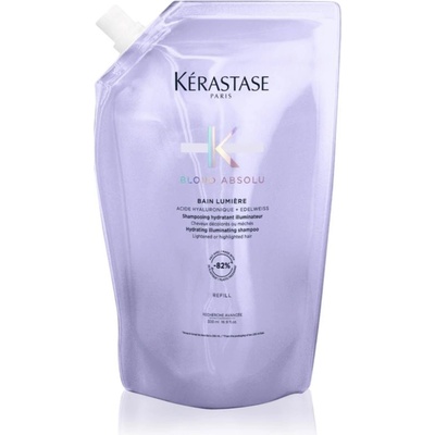 Kérastase Blond Absolu Bain Lumière 500 ml šampon pro zesvětlené a melírované vlasy náplň pro ženy