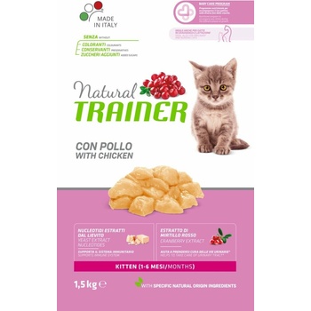 Natural Trainer Cat Kitten kuřecí 1,5 kg