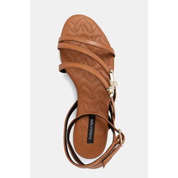 Patrizia Pepe Кожени сандали Patrizia Pepe в кафяво 8X0095 L048 B815 (8X0095.L048.B815)