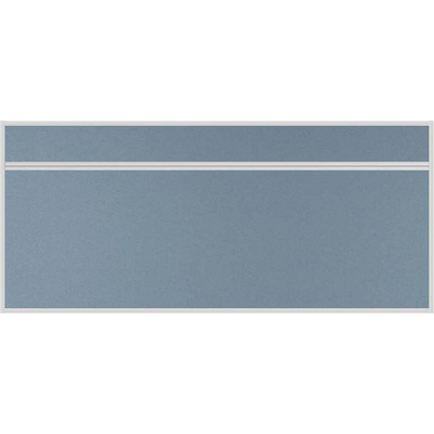 VMS VISION Stolový akustický paraván AKUSTIK ekoTAB ostrý roh 180 x 80 cm tmavo šedý