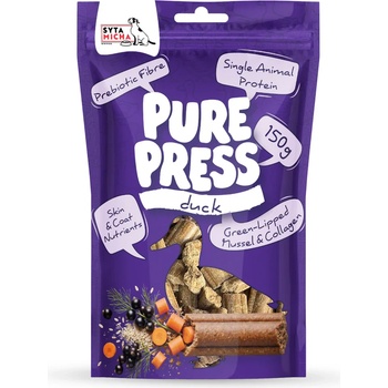 Syta Micha Студено пресовани лакомства с патешко за кучета Pure Press Duck Cold Pressed Treats 150 г