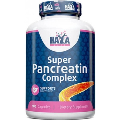 Haya Labs Super Pancreatin Enzymes 100 kapslí