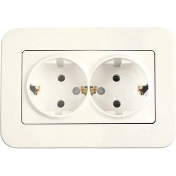 Viko by panasonic КОНТАКТ ДВОЕН КРЕМ VIKO BY PANASONIC Rollina