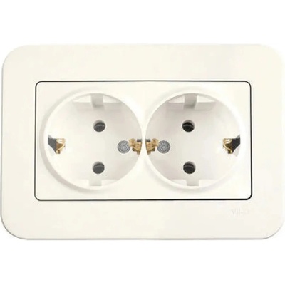 Viko by panasonic КОНТАКТ ДВОЕН КРЕМ VIKO BY PANASONIC Rollina