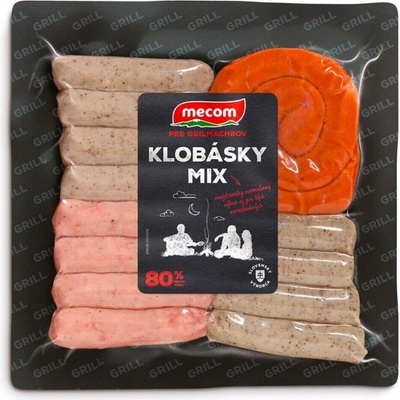 Mecom Gril párty klobásky mix 380 g