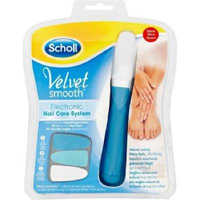 Електрическа пила за нокти Scholl Velvet Smooth Electronic Nail System с 3 приставки (1170)