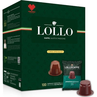 Lollo caffé Kávové kapsle Deca Espresso bezkofeinové do NESPRESSO 100 ks