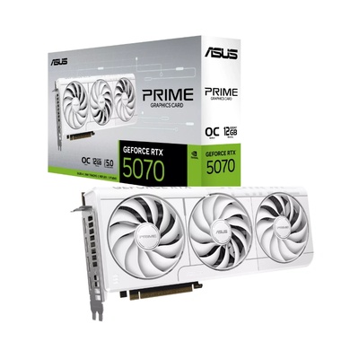 ASUS GeForce RTX 5070 PRIME White OC 12GB GDDR7 192bit (PRIME-RTX5070-O12G-WHITE/90YV0M19-M0NA00)